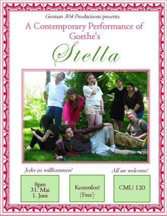 Poster for German 304 Performance of Stella