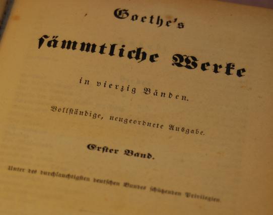Goethe Collected Works 1853