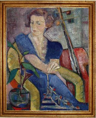 Edith London, Cello Portrait: Hilde Neurath