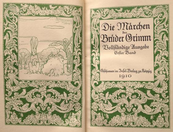 Grimms Märchen - Insel Verlag 1910