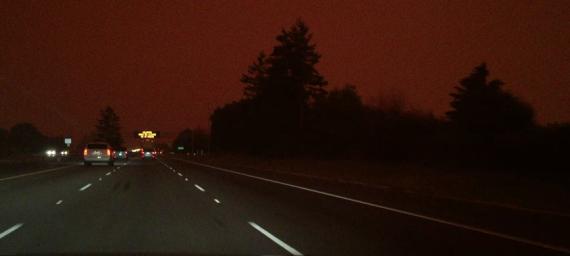 Oregon highway, 9:11:36 AM