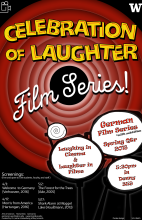 Celebration of Laughter UW German Studies film series poster