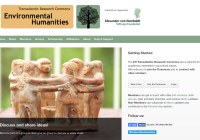 Building an Environmental Humanities Community across Disciplines